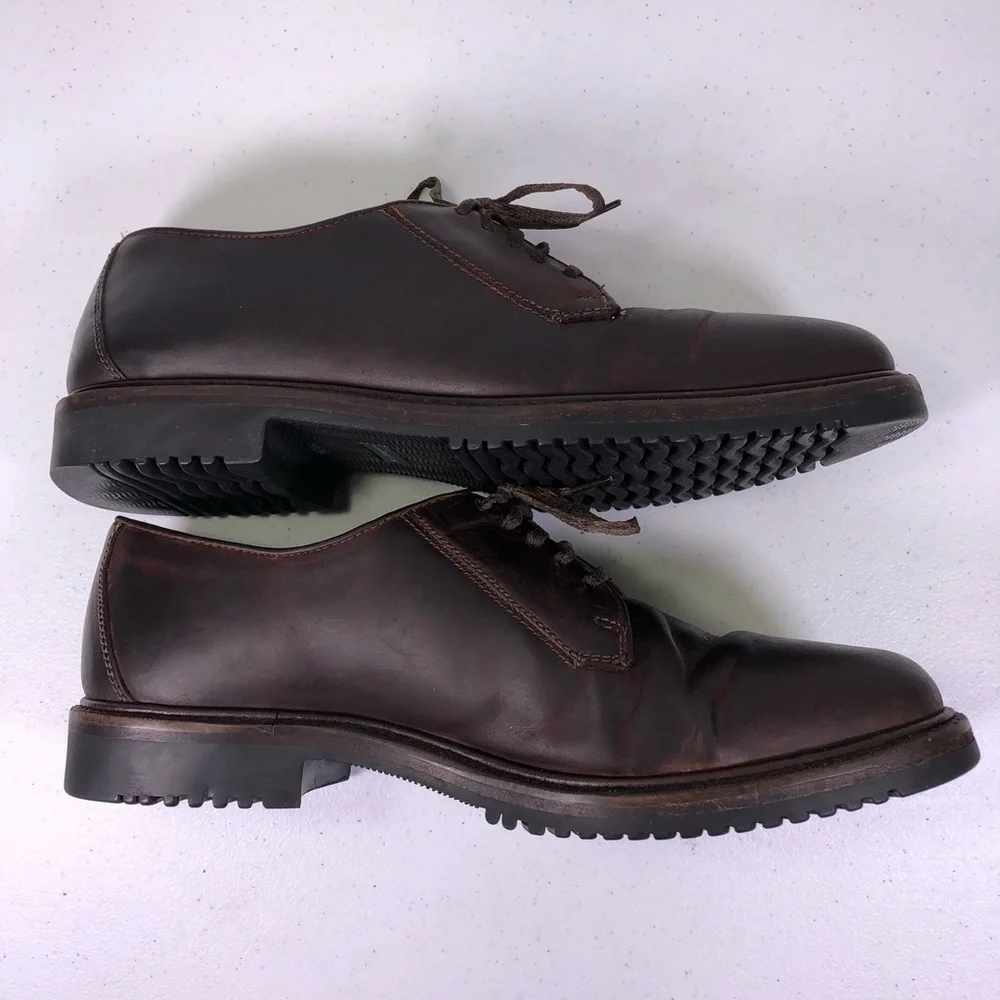 COLE Haan Leather Round Toe Oxford Dress Shoes